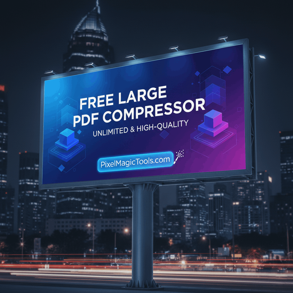 Conquering Large PDFs Efficiency with PixelMagicTools' Free, Unlimited Compressor